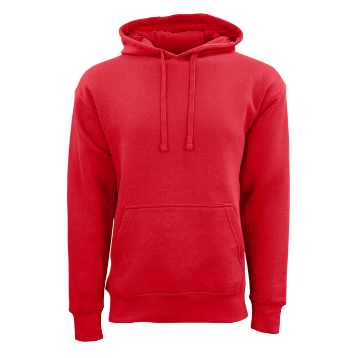 Ultra Soft Fleece Hoodie - Red,2XLG