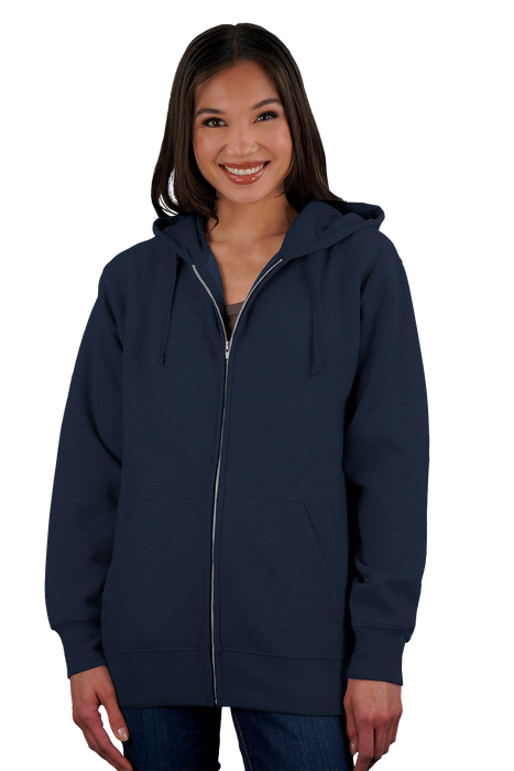 Ultra Soft Full Zip Fleece - Navy,SM
