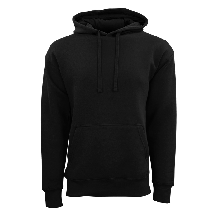 Ultra Soft Fleece Hoodie - Black,LG