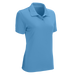 Women's Vansport Omega Solid Mesh Tech Polo - Carolina Blue,MD