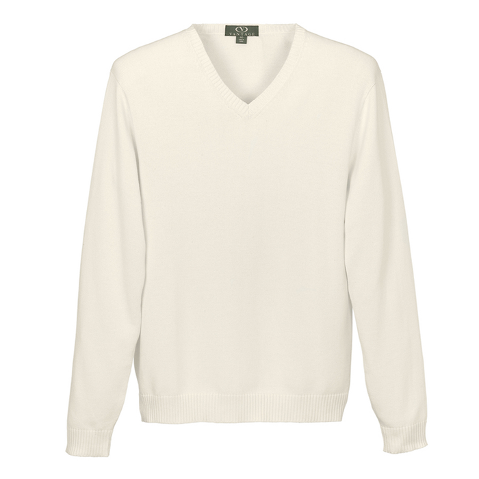 Organic Cotton V-Neck Sweater