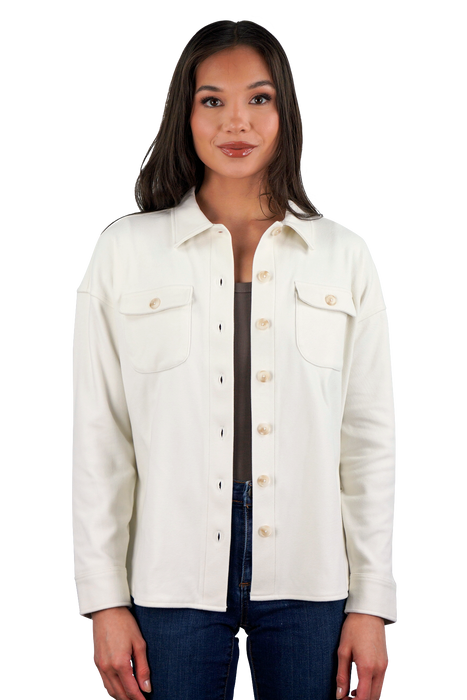 Women's Journey Overshirt - Natural,SM