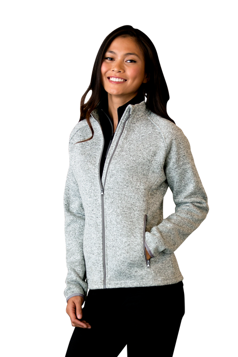 Women's Summit Sweater-Fleece Jacket - Iceberg,XSM